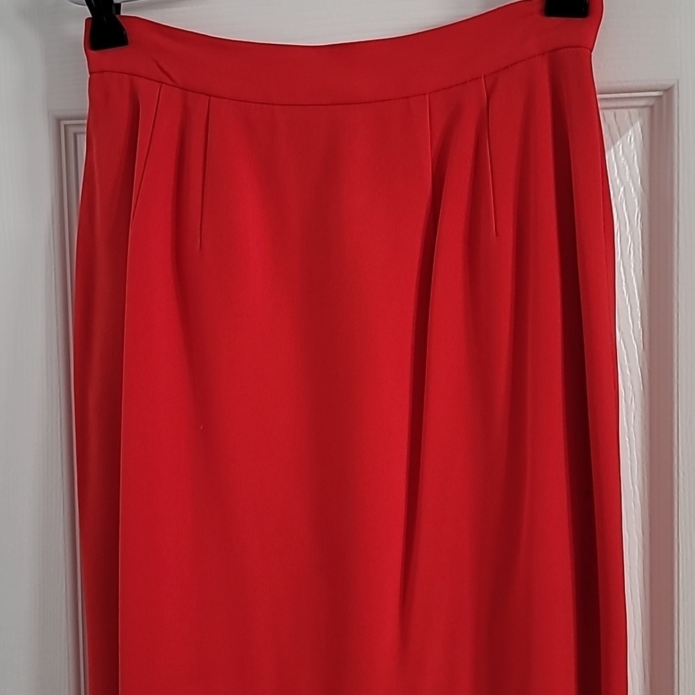 Anne klein II Orange Women's Skirt Sz 2 - Picture 2 of 8